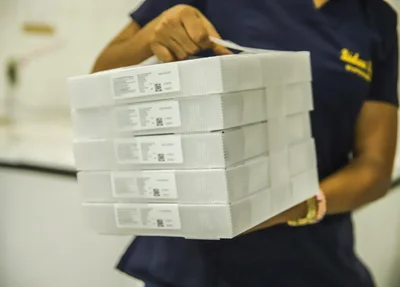 Lote de vacinas da Pfizer