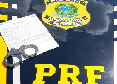 Mandado de prisão foi cumprido pela PRF