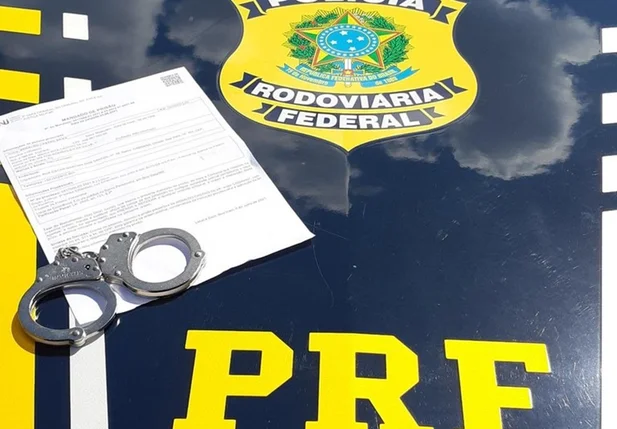 Mandado de prisão foi cumprido pela PRF