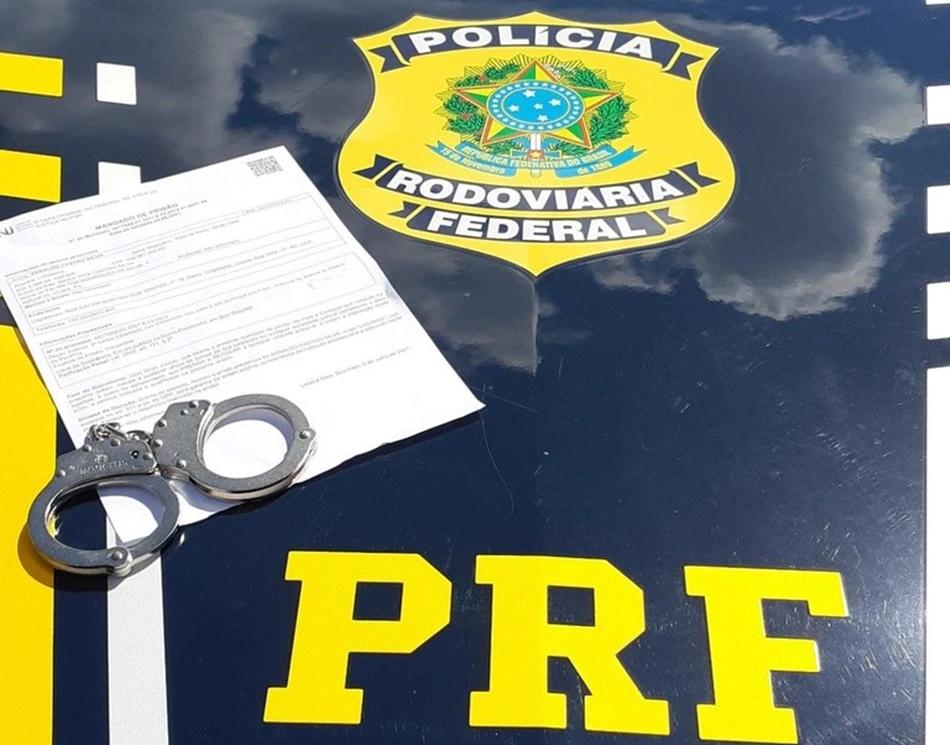 Mandado de prisão foi cumprido pela PRF