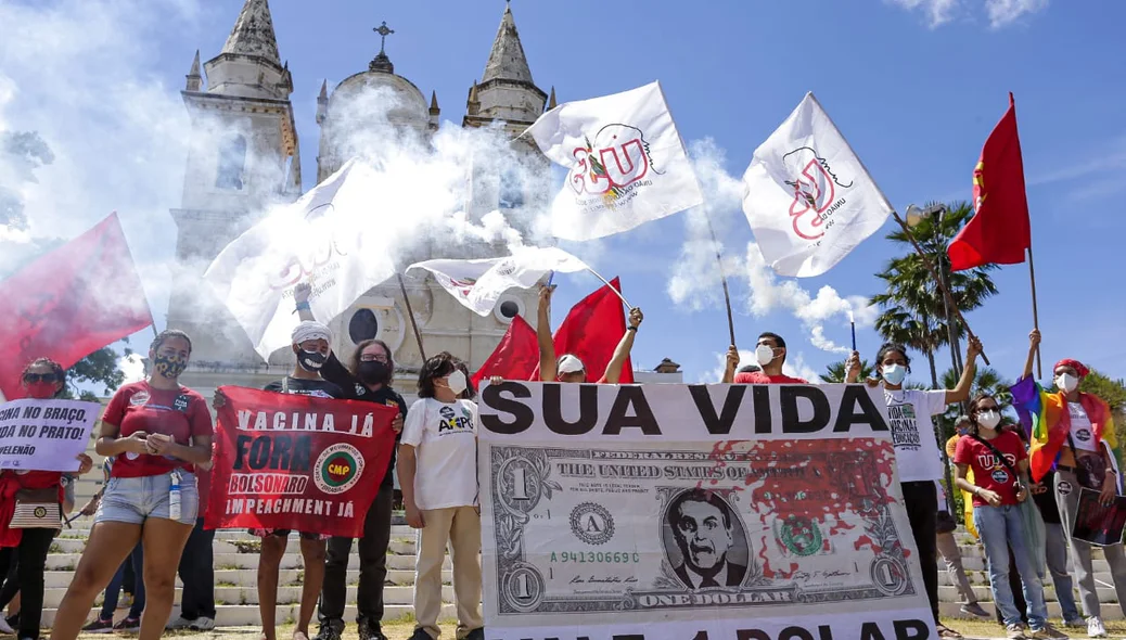 Manifestação contra Bolsonaro