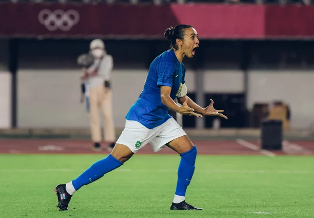 Marta da seleção brasileira de futebol