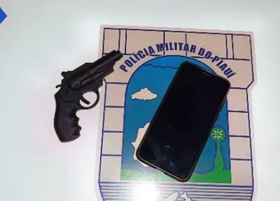 Material apreendido pela PM