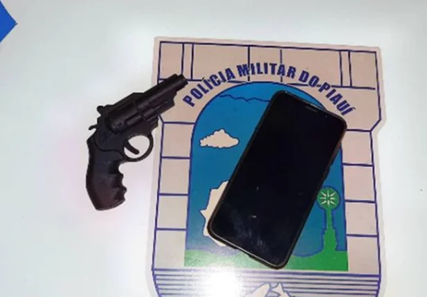 Material apreendido pela PM