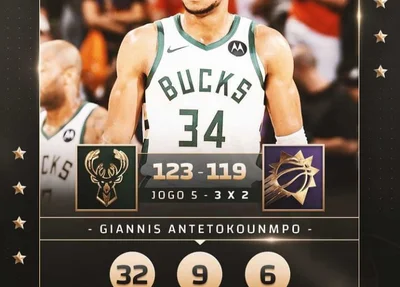 Milwaukee Bucks vence Phoenix Suns e vira as finais da NBA  em 3 a 2