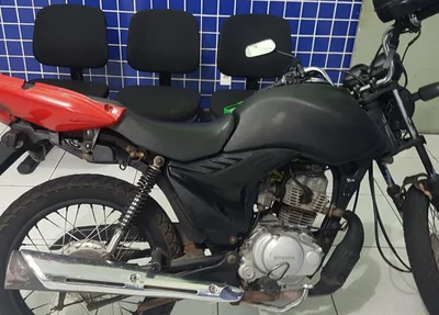 Moto recuperada pela PM