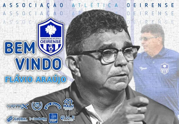 Oeirense anuncia Flávio Araújo
