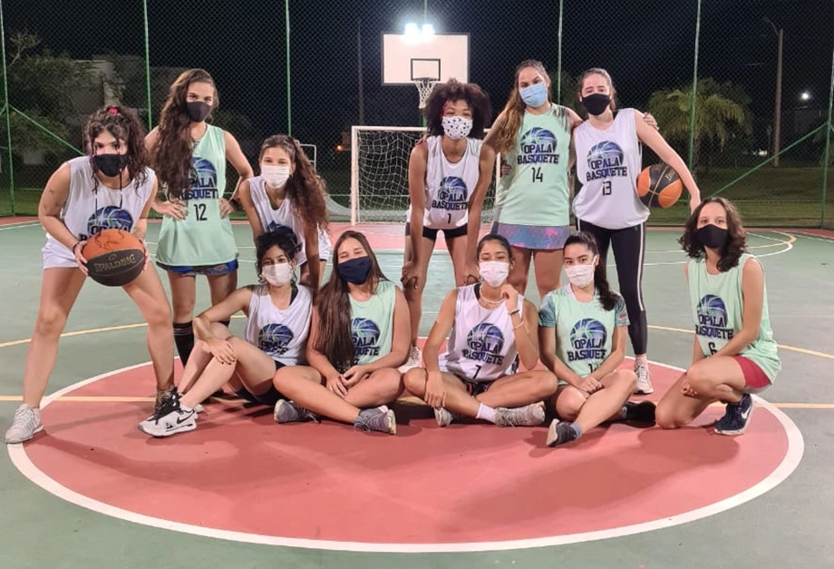 Opala Basquete pós treino