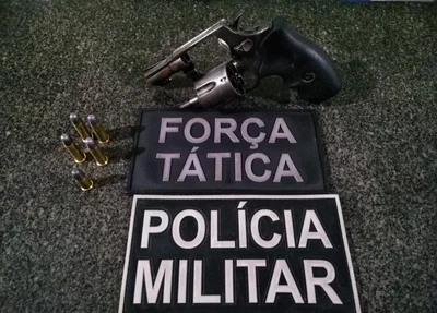 PM apreende arma de fogo dentro de veículo em Campo Maior