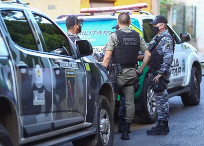 Polícia Militar isolou a área