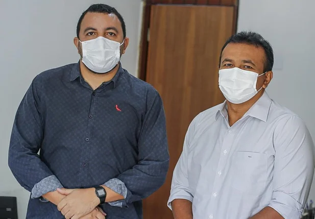Presidente da ETURB, João Duarte, e deputado federal Fábio Abreu