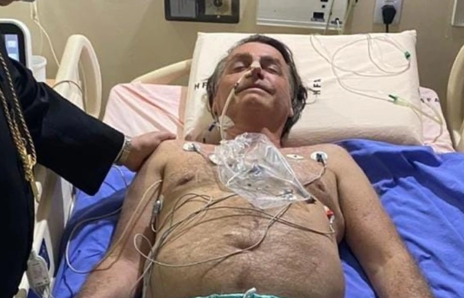 Presidente Jair Bolsonaro no hospital
