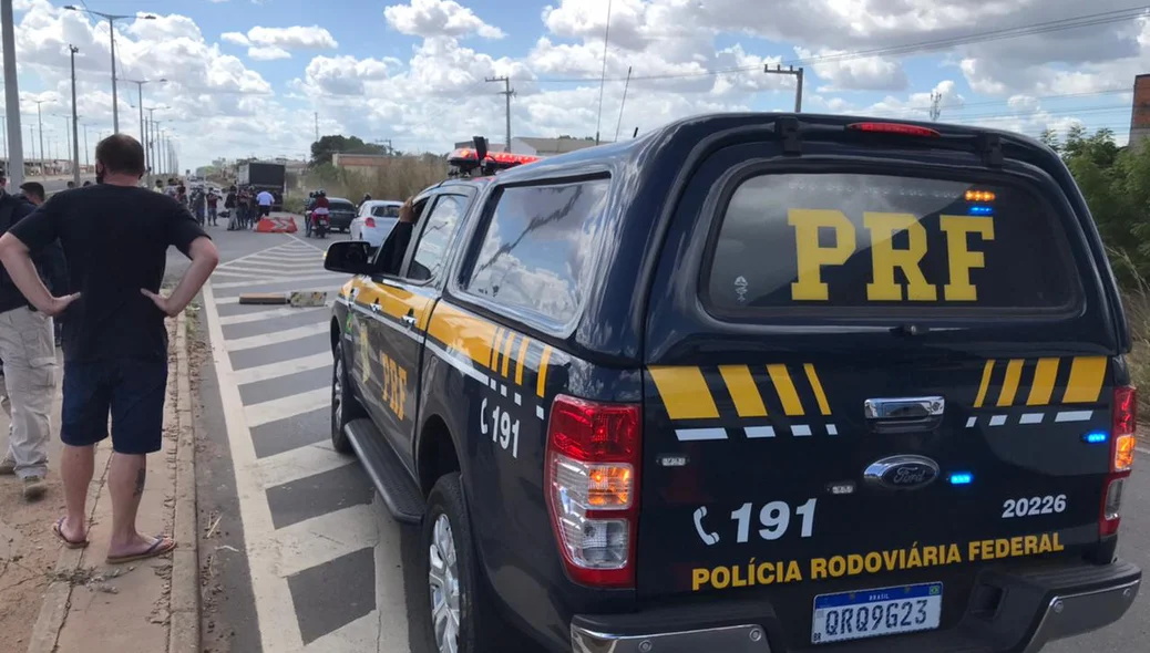PRF esteve no local