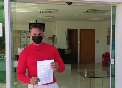 Professor Demóstenes Ribeiro no Ministério Público