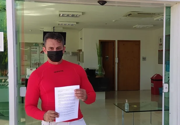 Professor Demóstenes Ribeiro no Ministério Público
