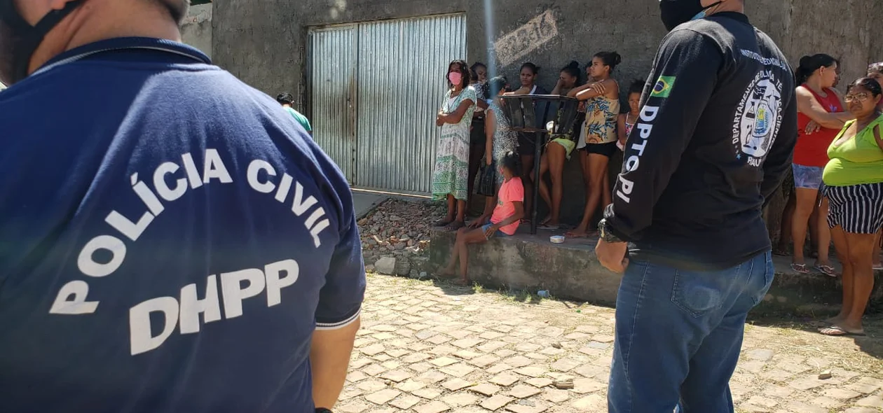 Residência onde aconteceu o crime
