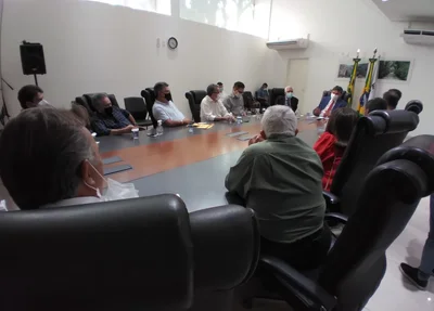 Reunião com o governador