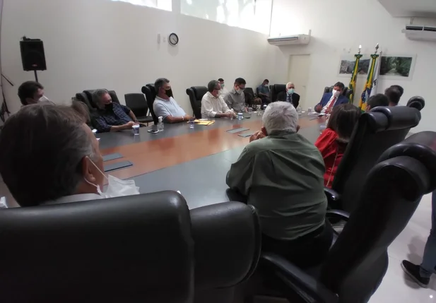 Reunião com o governador