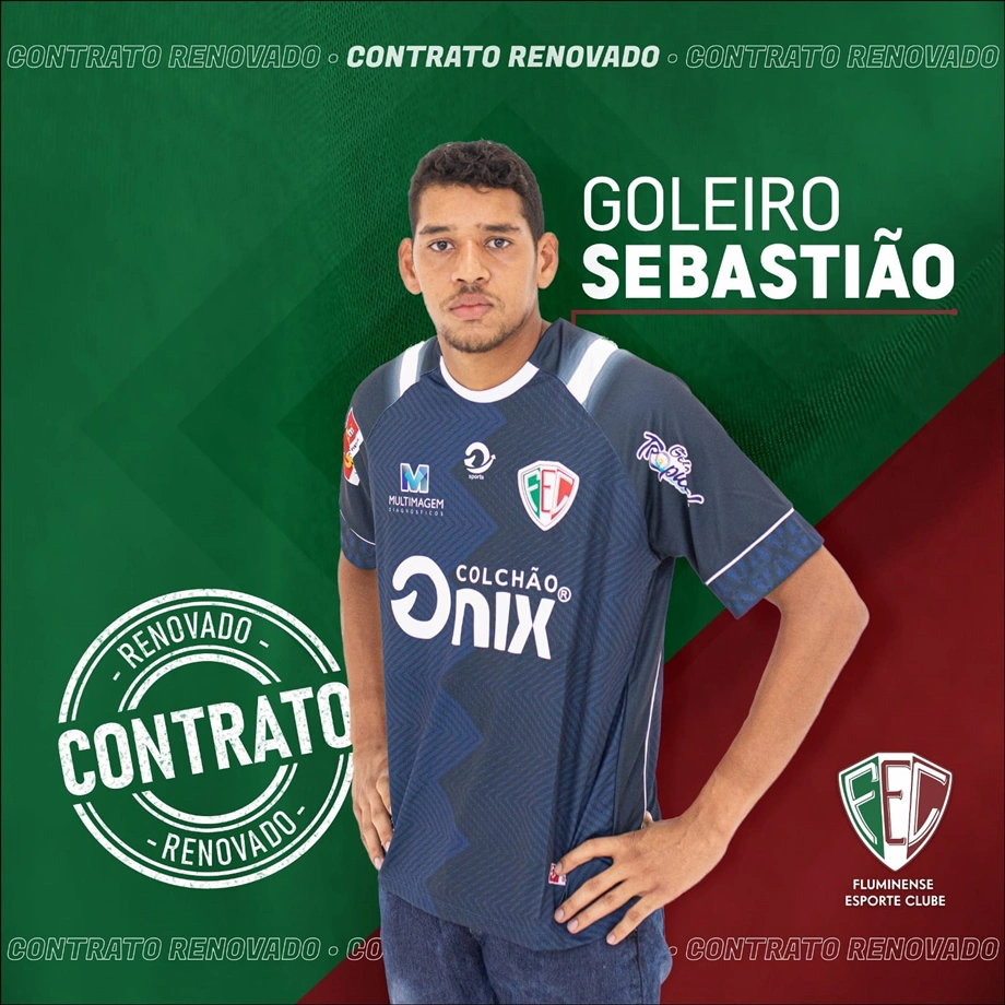 Sebastião Henrique, goleiro do Fluminense renova o contrato