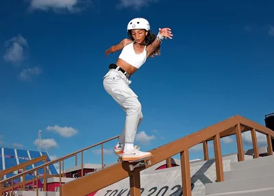 Skatista Rayssa Leal, 13 anos