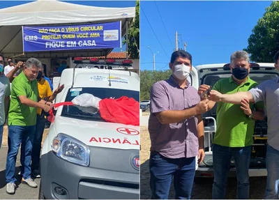 Solenidade de entrega da ambulância