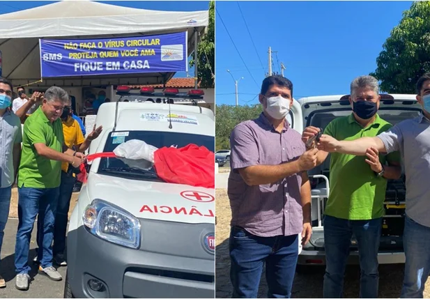 Solenidade de entrega da ambulância