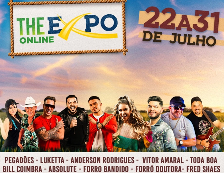 The Expo 2021 acontece de 22 a 31 de julho no Parque de Exposições Dirceu Arcoverde