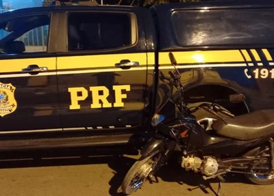 Veículo apreendido pela PRF em Ipiranga do Piauí