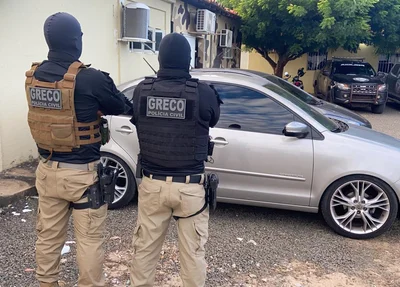 Veículo apreendido pelo Greco