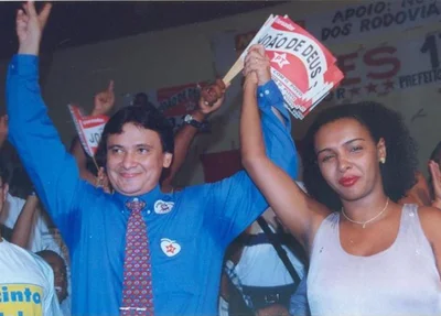 Wellington Dias e Francisca Trindade