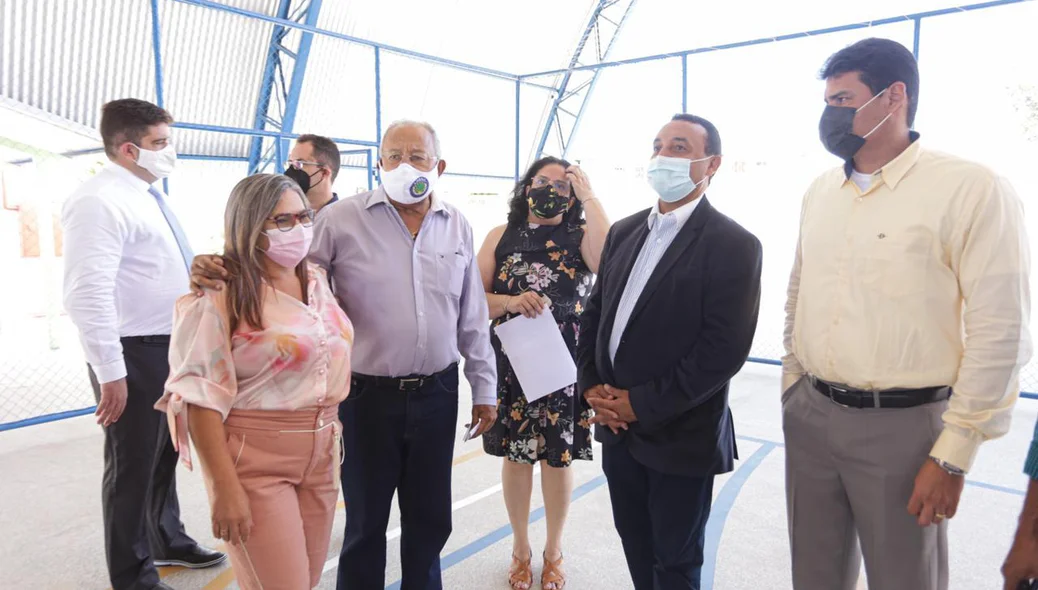 A inauguração da escola aconteceu na manhã desta quarta