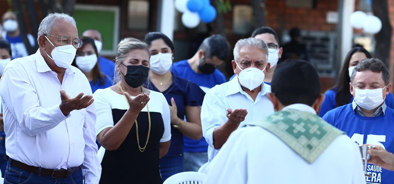 A missa aconteceu na tarde desta quarta