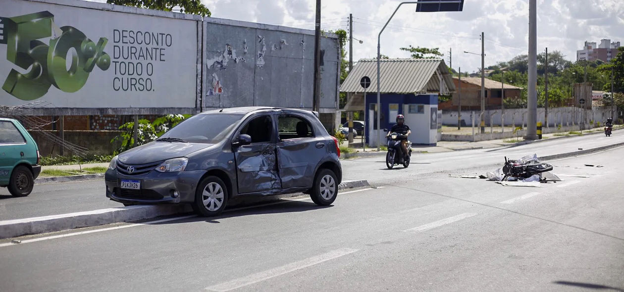 Acidente ocorreu na Avenida dos Expedicionários, zona sudeste de Teresina