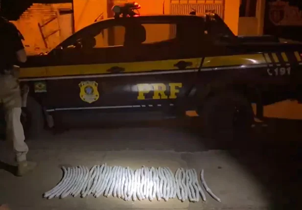 Acusados de assaltos a banco são presos com explosivos na BR 316