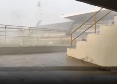 Alambrado do estádio Frei Epifânio desaba em Imperatriz