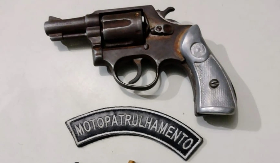 Arma apreendida na zona norte de Teresina