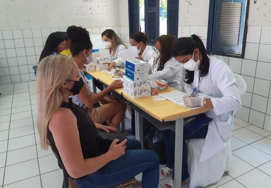 As testagens começaram nesta terça