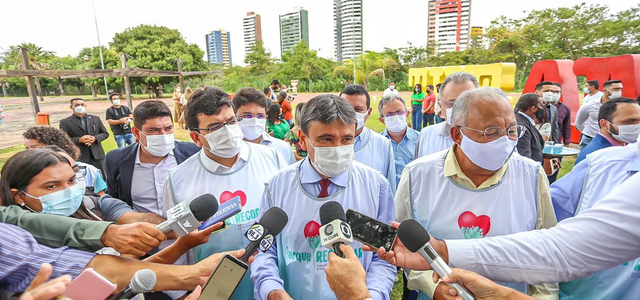 Autoridades presentes no evento