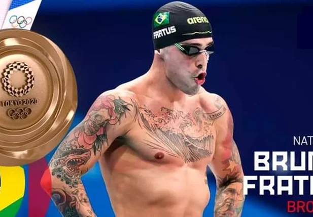 Bruno Fratus fatura o bronze nos 50m livre