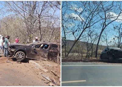 Carro envolvido no acidente