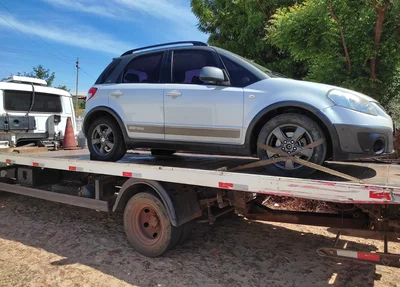 Carro recuperado pela Polinter