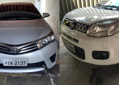 Carros roubados do policial rodoviário federal