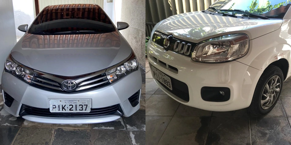 Carros roubados do policial rodoviário federal