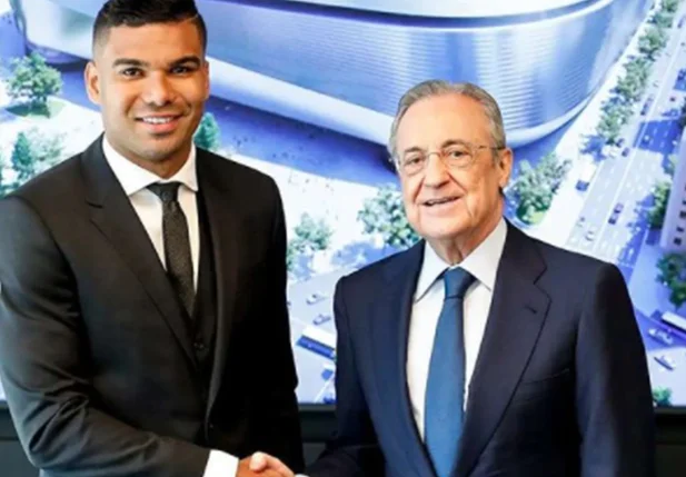 Casemiro renova contrato com o Real Madrid