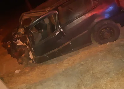 Colisão entre caminhão e carro deixa homem ferido na BR 316