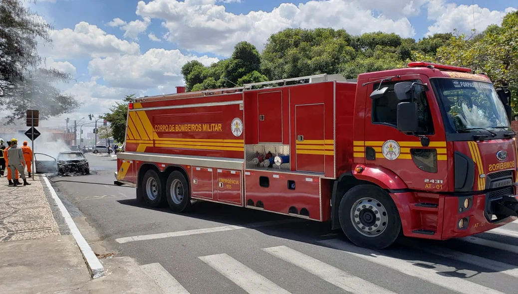 Corpo de Bombeiros foi acionado
