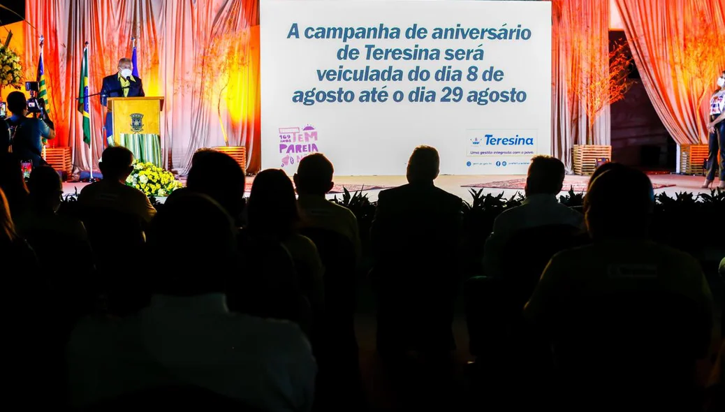 Dr. Pessoa no lançamento da programação do aniversário de Teresina