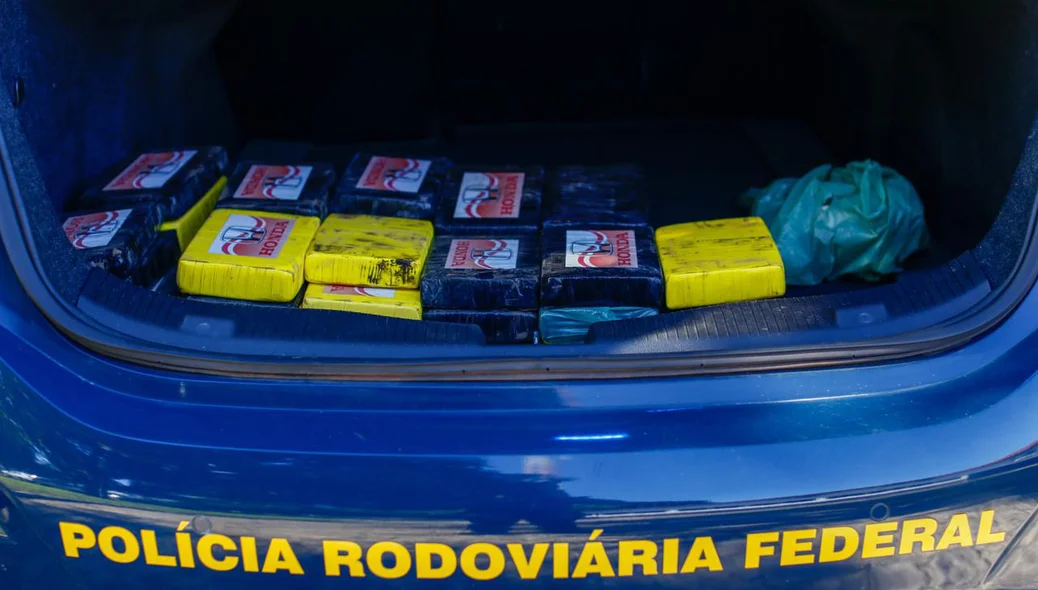 Droga apreendida pela PRF