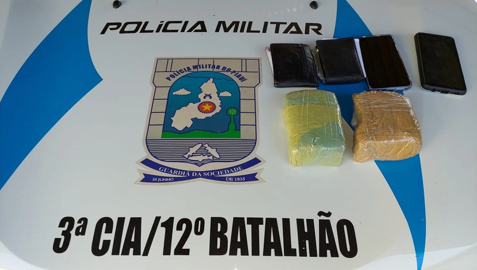 Dupla é presa com drogas em Luzilândia