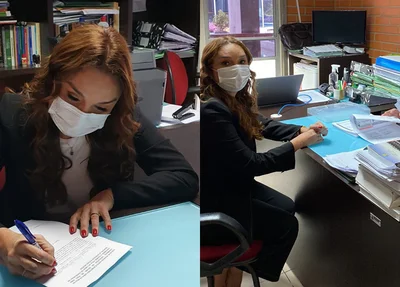 Flora Izabel registra candidatura a conselheira do TCE